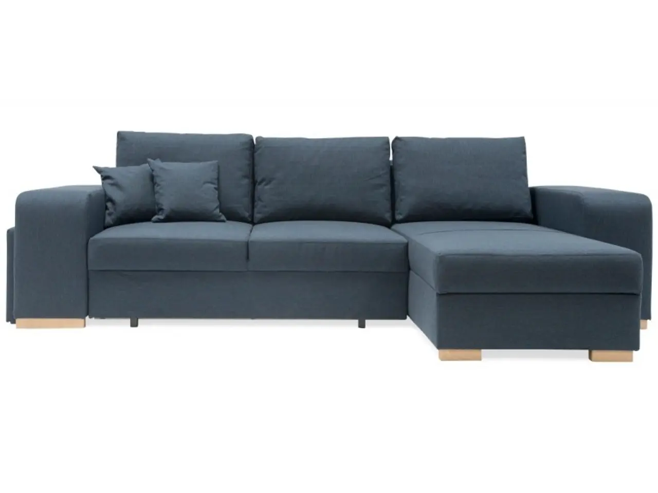 Billede 8 - Mark vendbar sovesofa m. puffer - Blå Inari 80