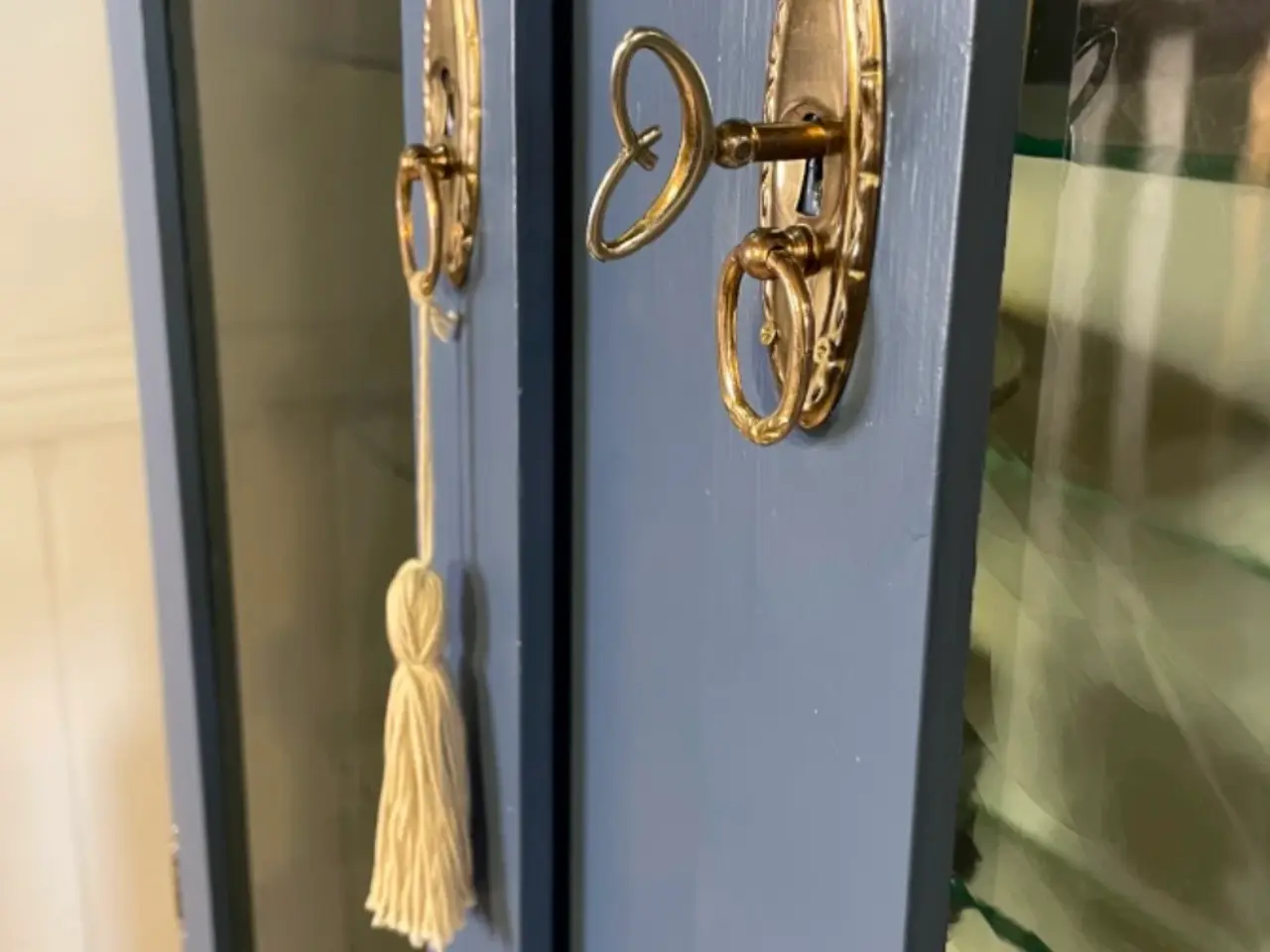 Billede 2 - Stort vintage vitrineskab