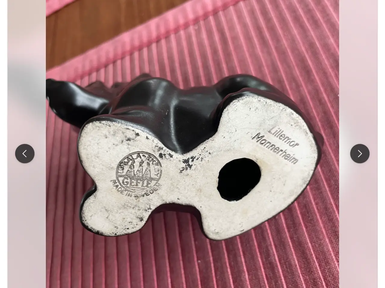 Billede 3 - Lillemor Mannerheim Gravhund keramik