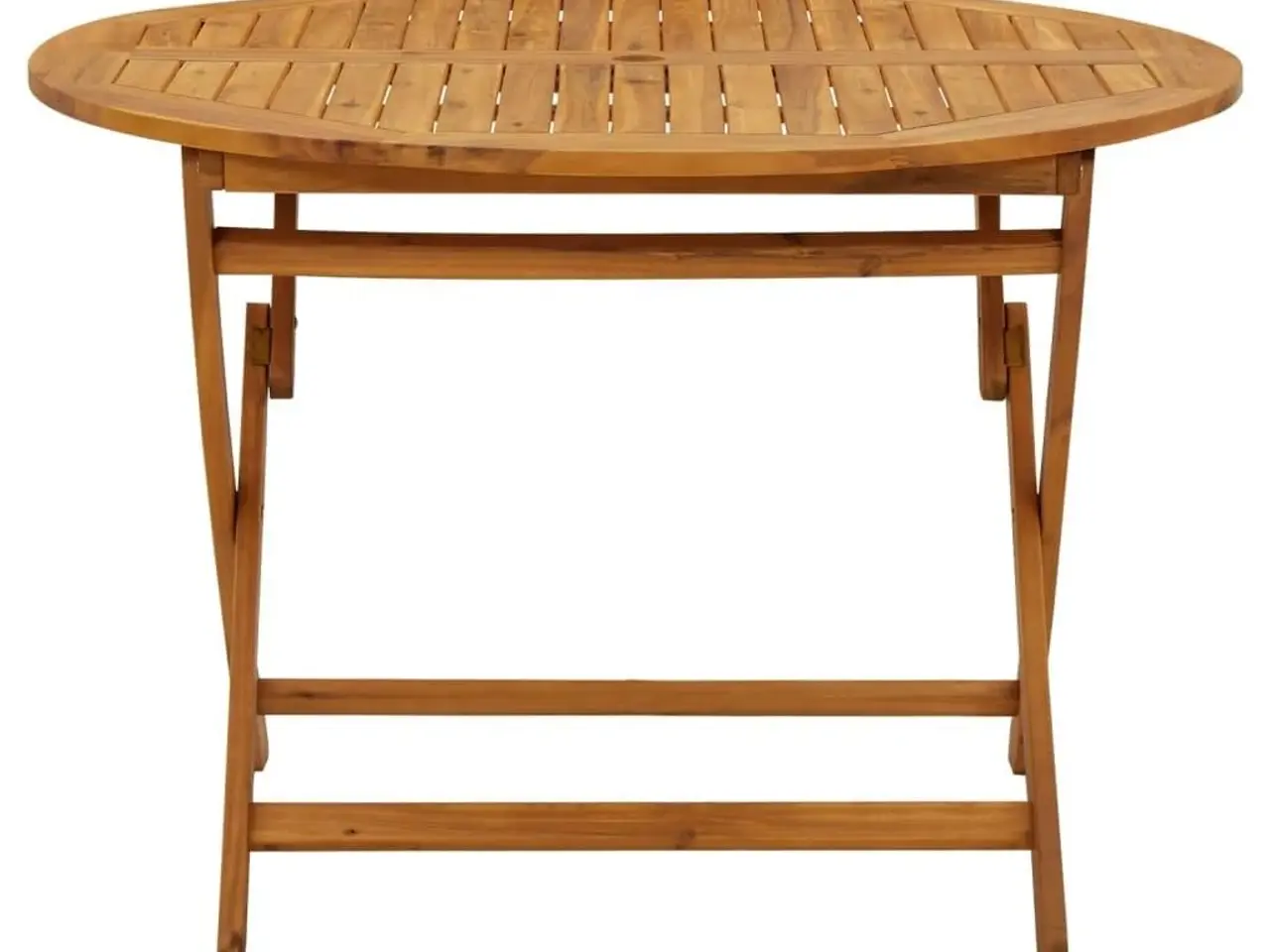 Billede 2 - Foldbart havebord i massivt akacietræ - 110 cm