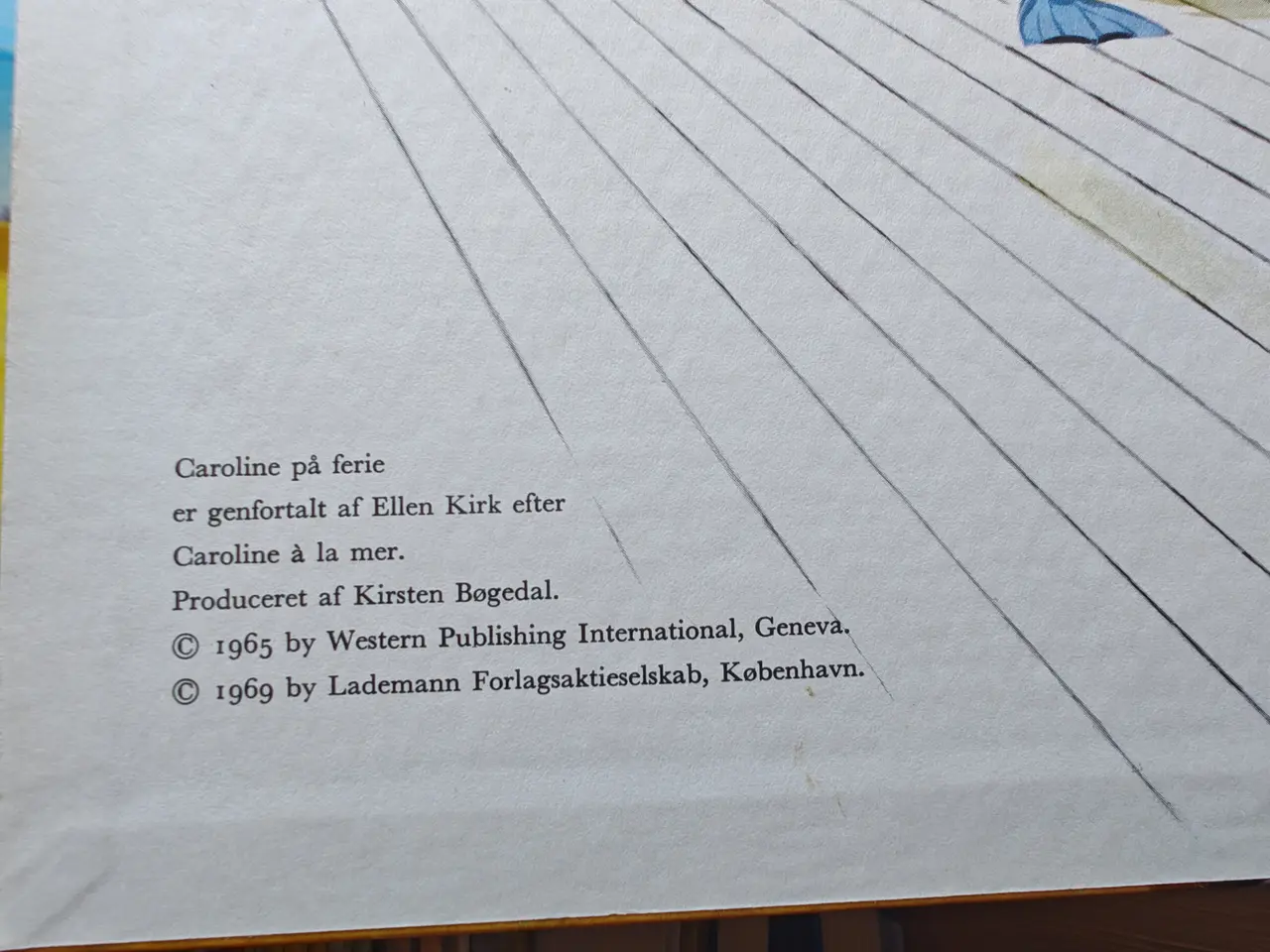 Billede 2 - Caroline på ferie BOG fra 1969