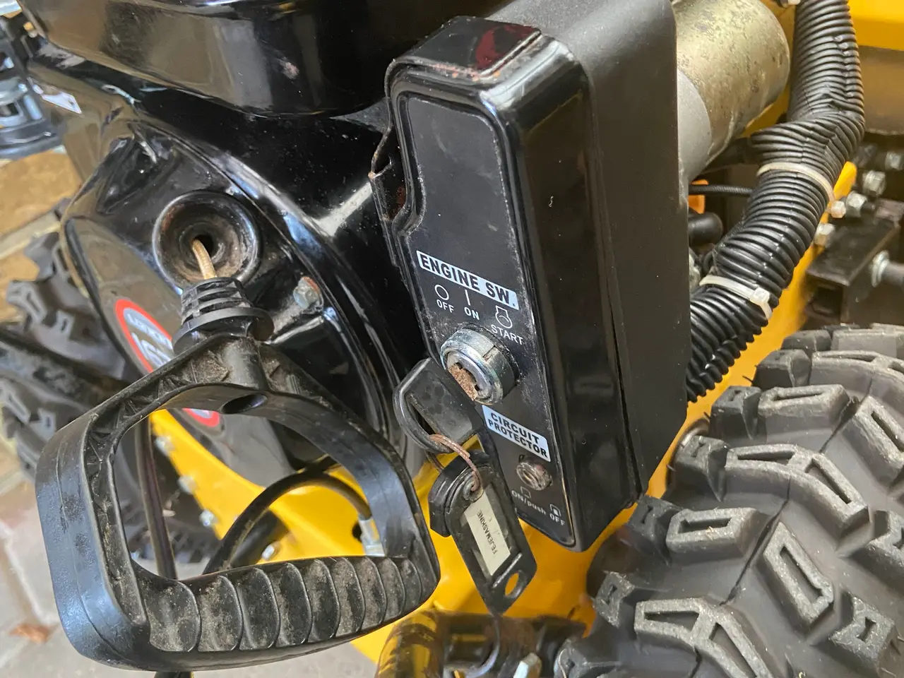 Billede 9 - Texas fejemaskine Loncin benzinmotor og el start