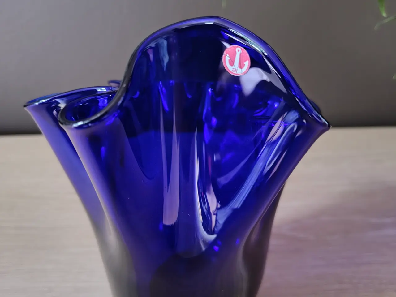 Billede 3 - Flot blå tulipan vase fra Anker Iversen