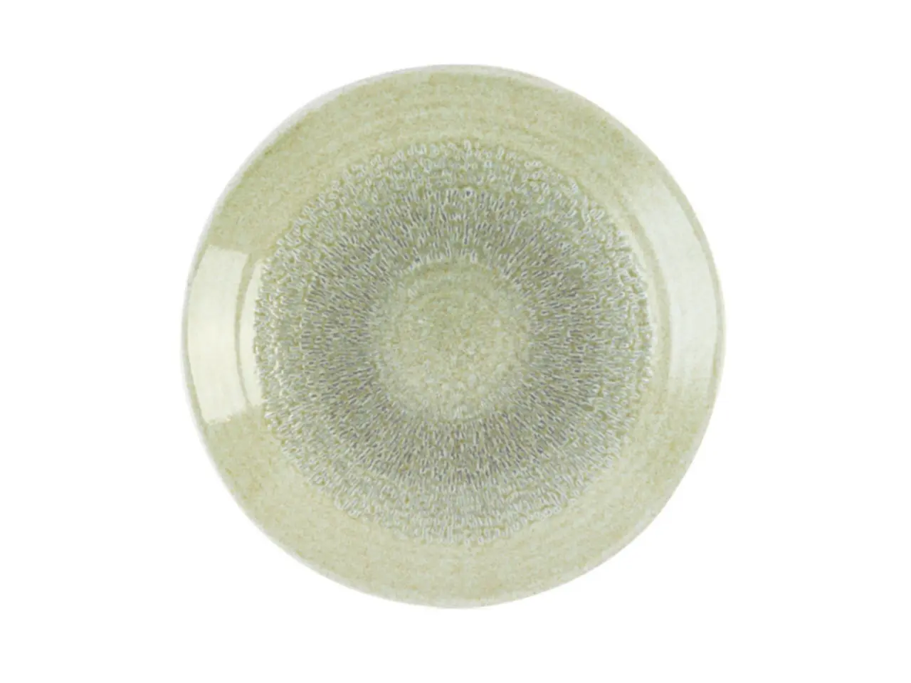 Billede 1 - 29 stk. Dudson Harvest Grain flad tallerken uden fane, grøn, ø23 cm