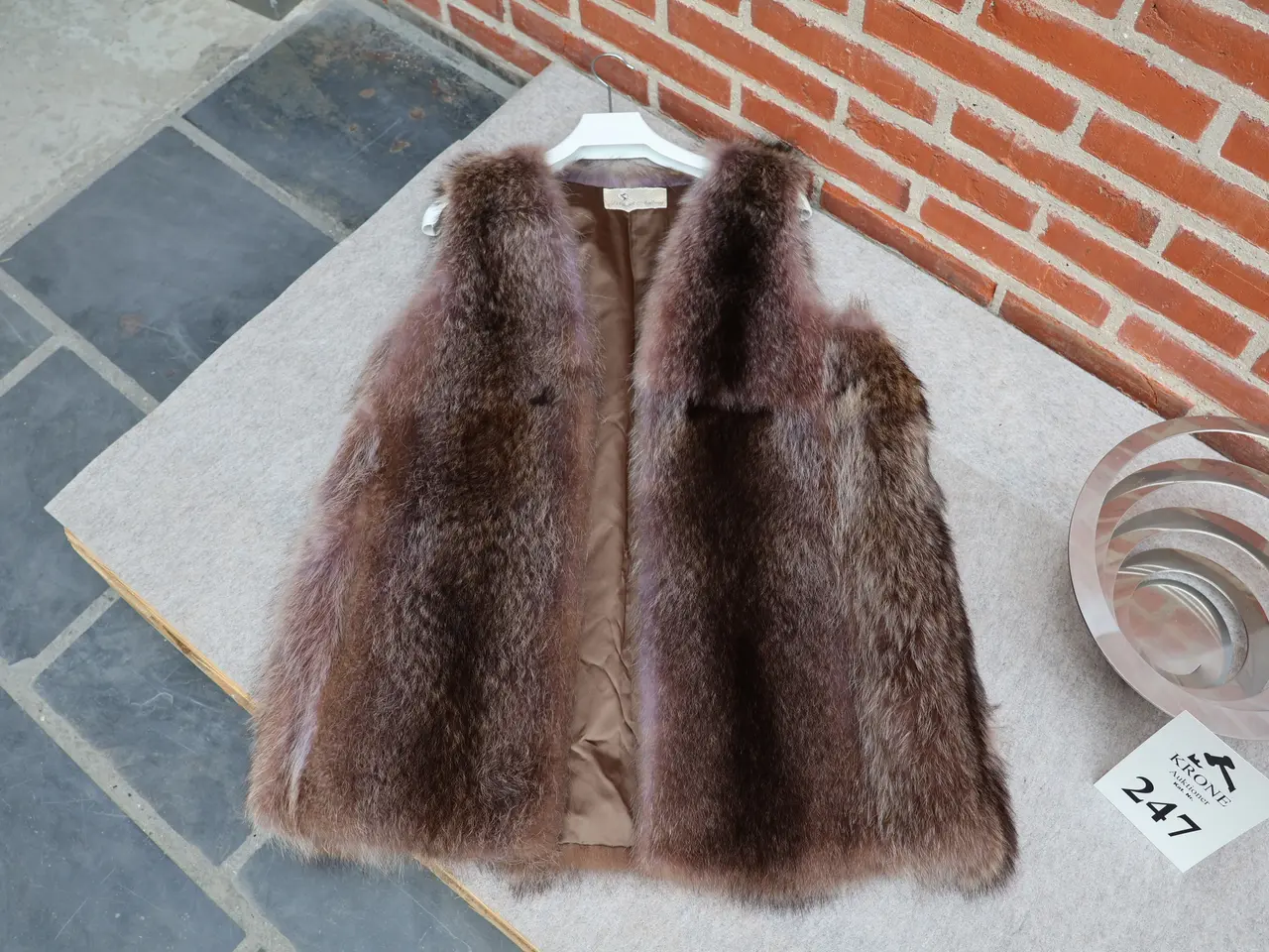 Billede 2 - Minkpels vest og Exel sprial frugtskål
