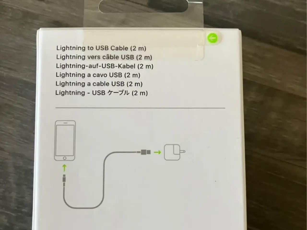 Billede 2 - Originalt Apple kabel Lightning til USB-A 2 meter