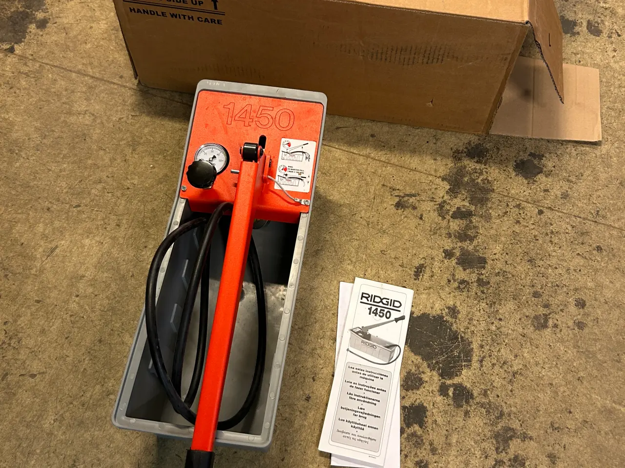 Billede 2 - Ridgid Trykprøvepumpe 1450 50bar