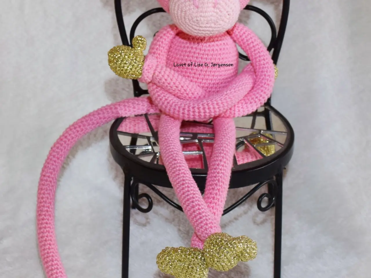 Billede 10 - Hæklet Mike The Monkey abe, 50 cm
