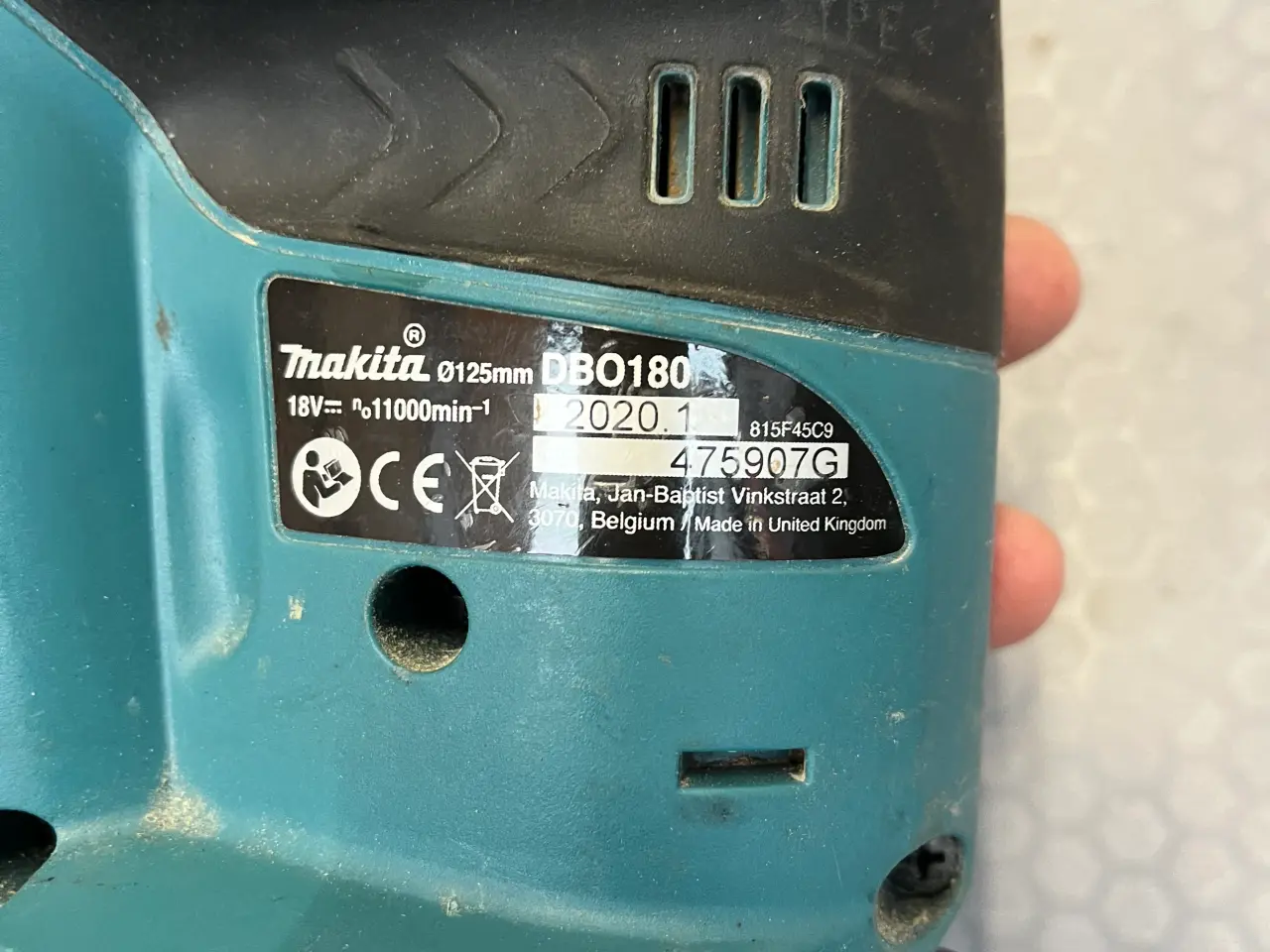 Billede 2 - Markita acco eksentriksliber inkl. batteri