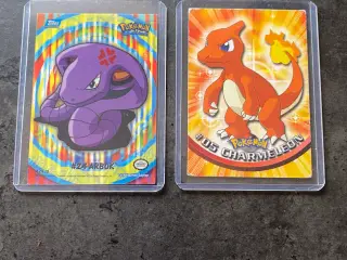 Har 2 gamle pokemon kort fra 1999.i god stand.