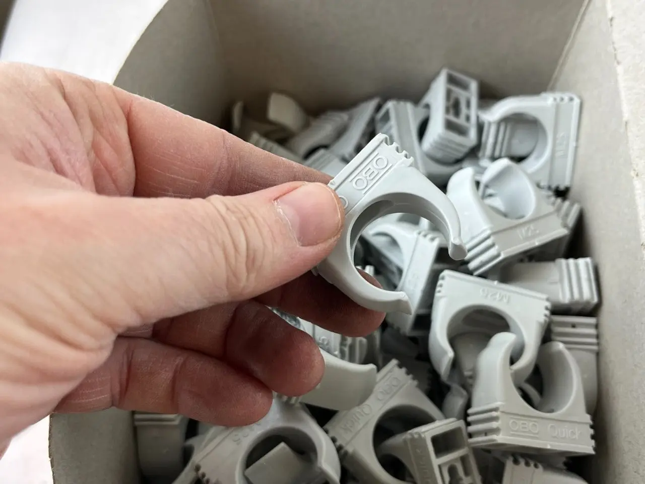 Billede 7 - OBO Bettermann Quick-Schelle M25 2955 Pipe Clips