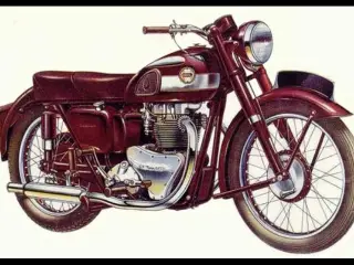 Ariel huntmaster twin, årg 1955 veteran motorcykel