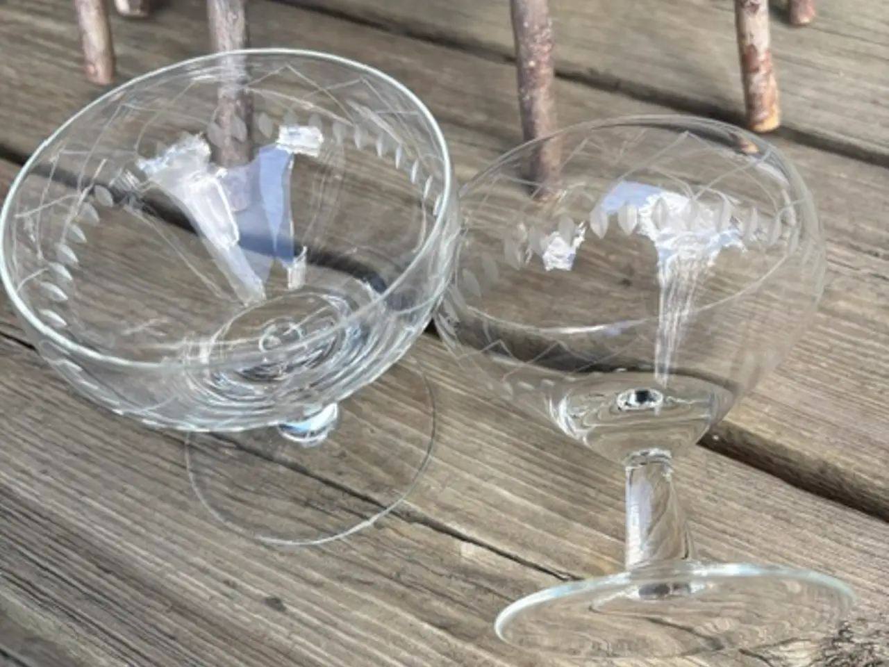 Billede 1 - Champagneskåle Krystal