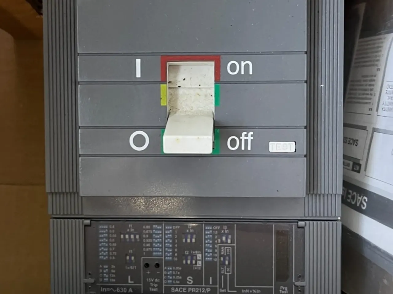 Billede 1 - ABB SACE S5 automatsikring PR212/P 630A 3 Pole