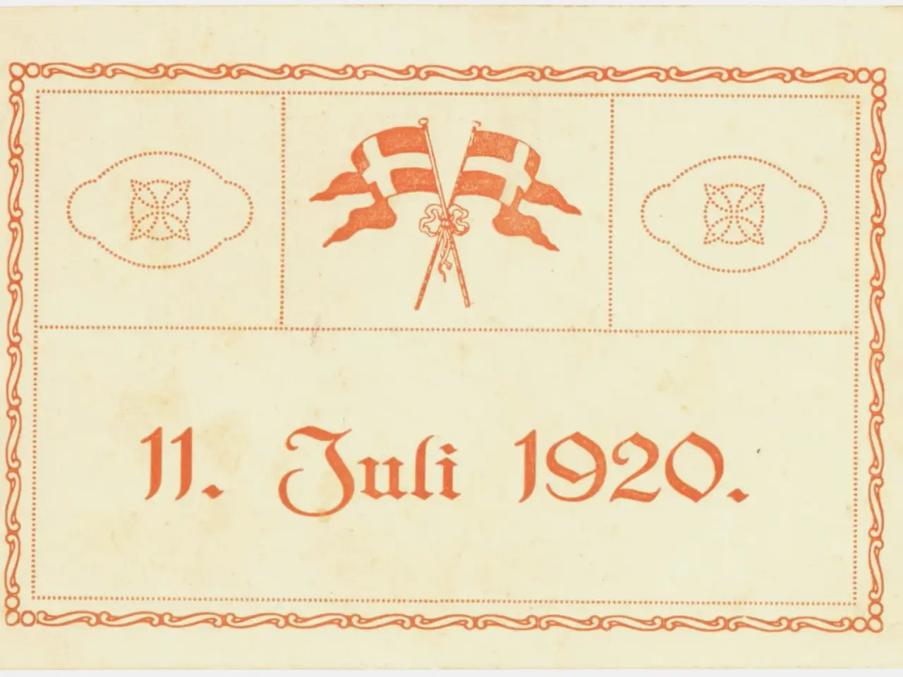 Billede 1 - Dybbøl Banke den 11. juli 1920. Genforeningsfesten