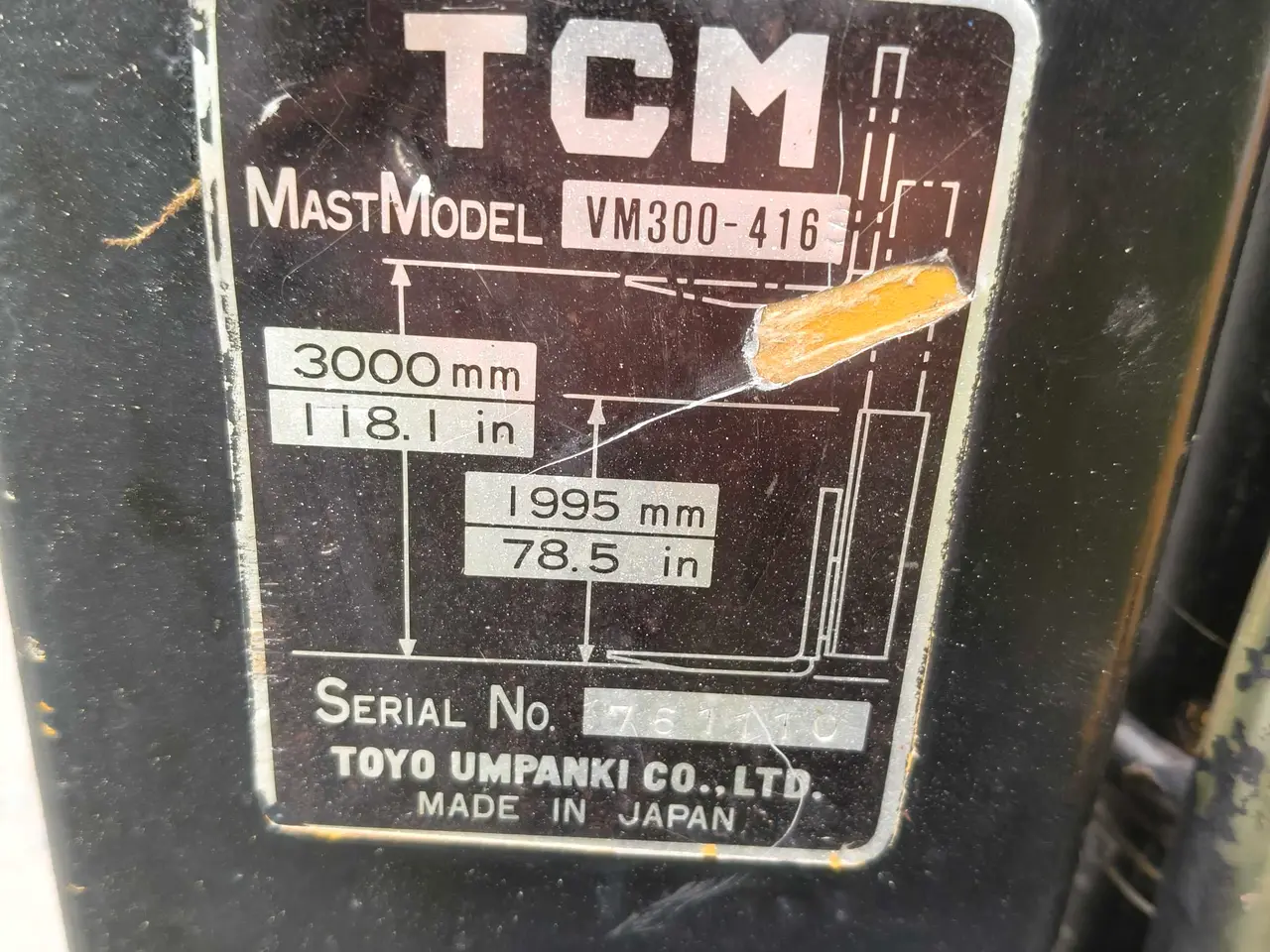 Billede 11 - Tcm Gastruck med hydraulisk skovl. 