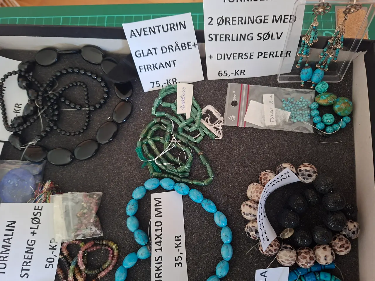 Billede 5 - Diverse stenperler til smykker