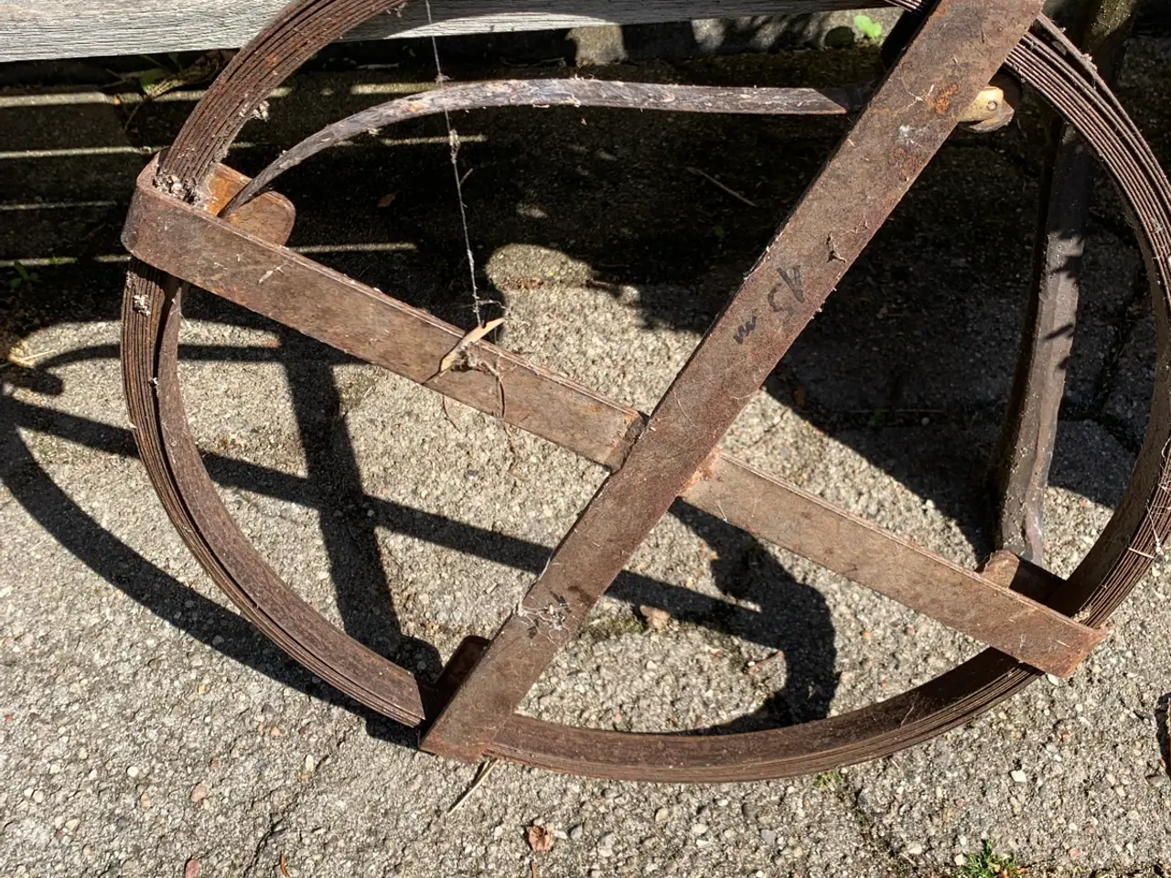 Billede 1 - Rensebånd til kloak, stål 15m langt, 