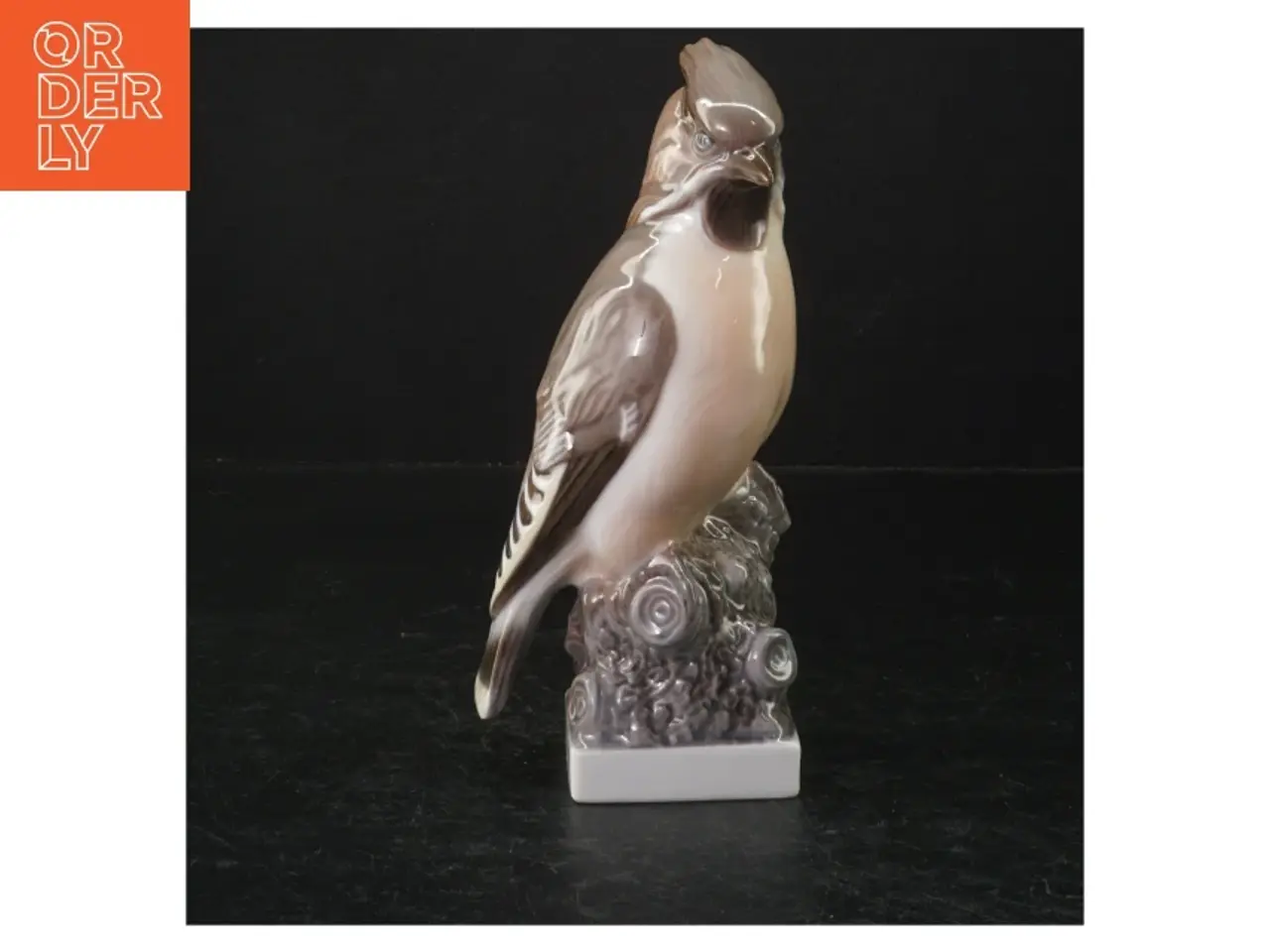 Billede 1 - Porcelænsfugl nr. 6 Silkehale fra Lyngby Porcelæn (str. 19 cm)