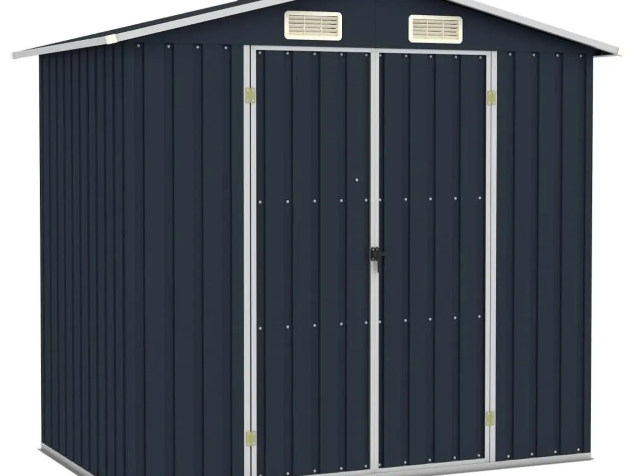 Billede 1 - Haveskur 205x129x183 cm galvaniseret stål antracitgrå
