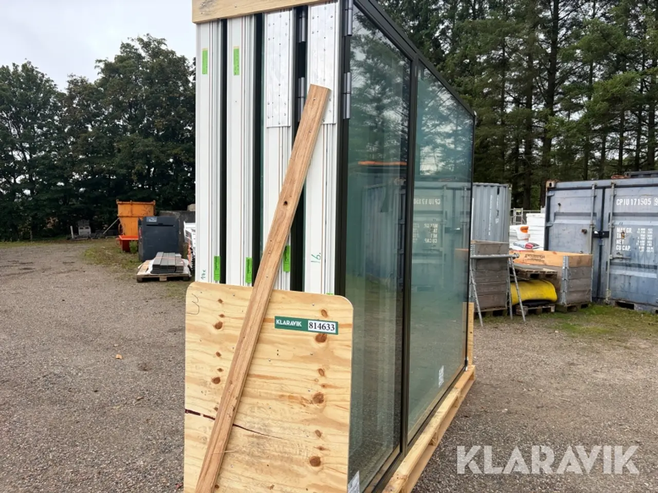 Billede 3 - Træ/alu vinduer Kastrup Ral 6006 gråoliven 4 styk