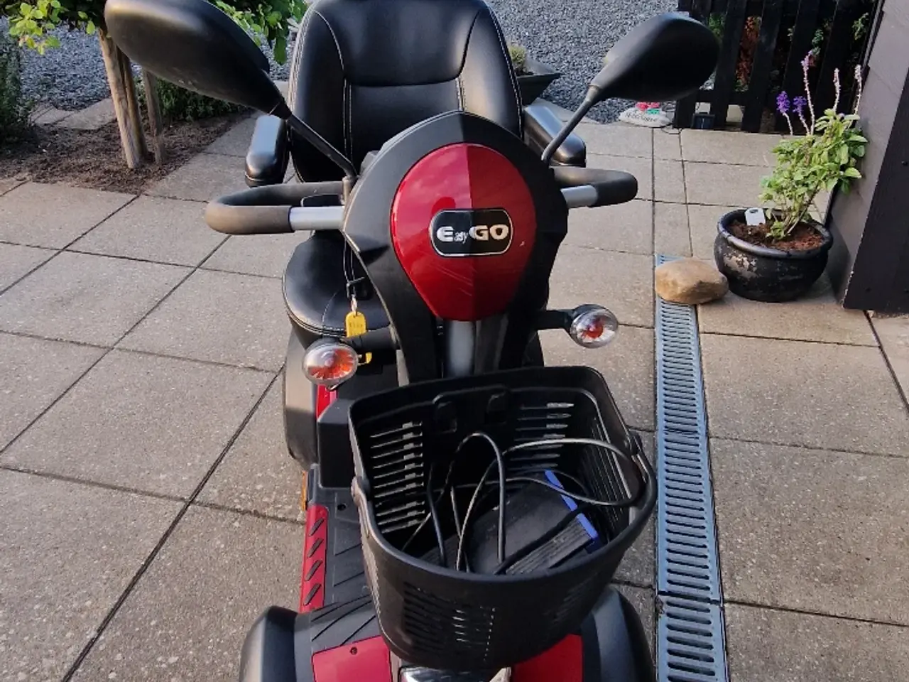Billede 4 - El-scooter i rød