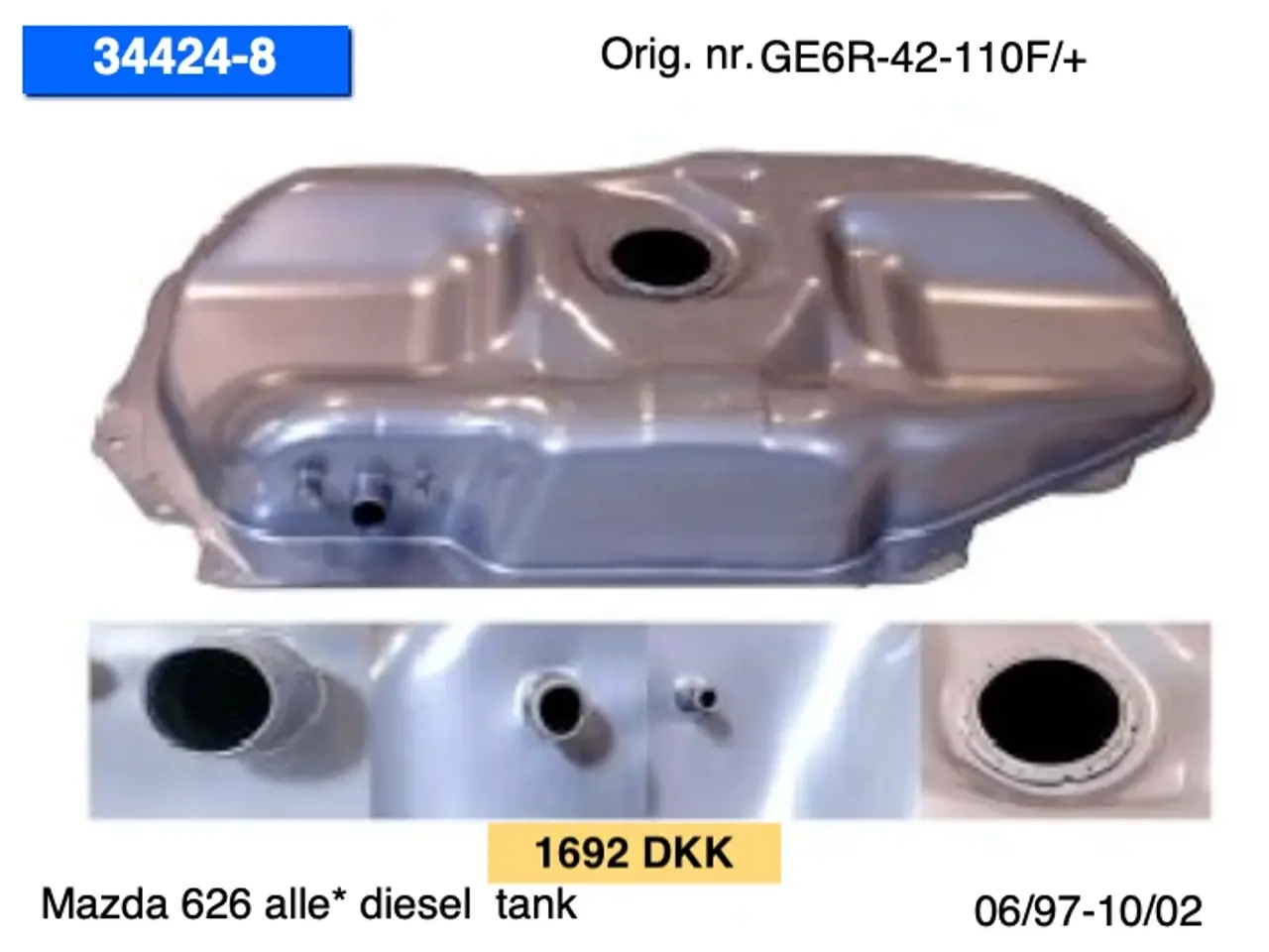 Billede 7 - Mazda 626 GE-GF (91-02) tanke