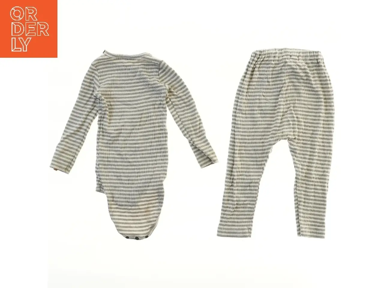 Billede 2 - Stribet bodystocking og bukser fra Lil atelier (str. 86)