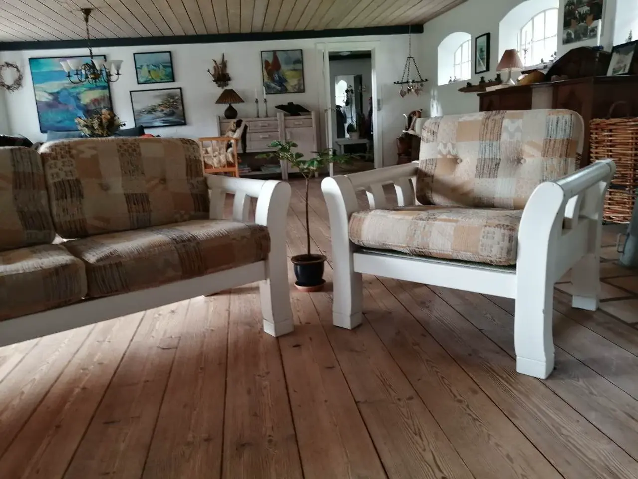 Billede 1 - Flot dansk retro sofasæt – 3 pers. sofa + 2 stole