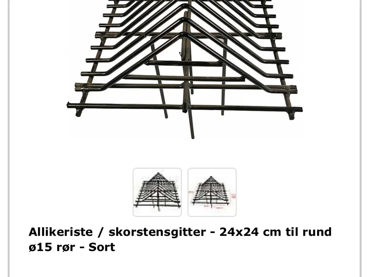 Billede 1 - Allike rist - skorstensrist