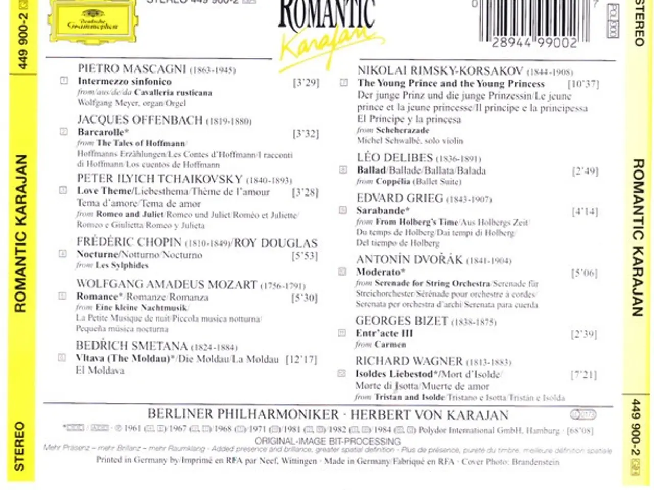 Billede 2 - Herbert von Karajan… – Romantic Karajan – CD