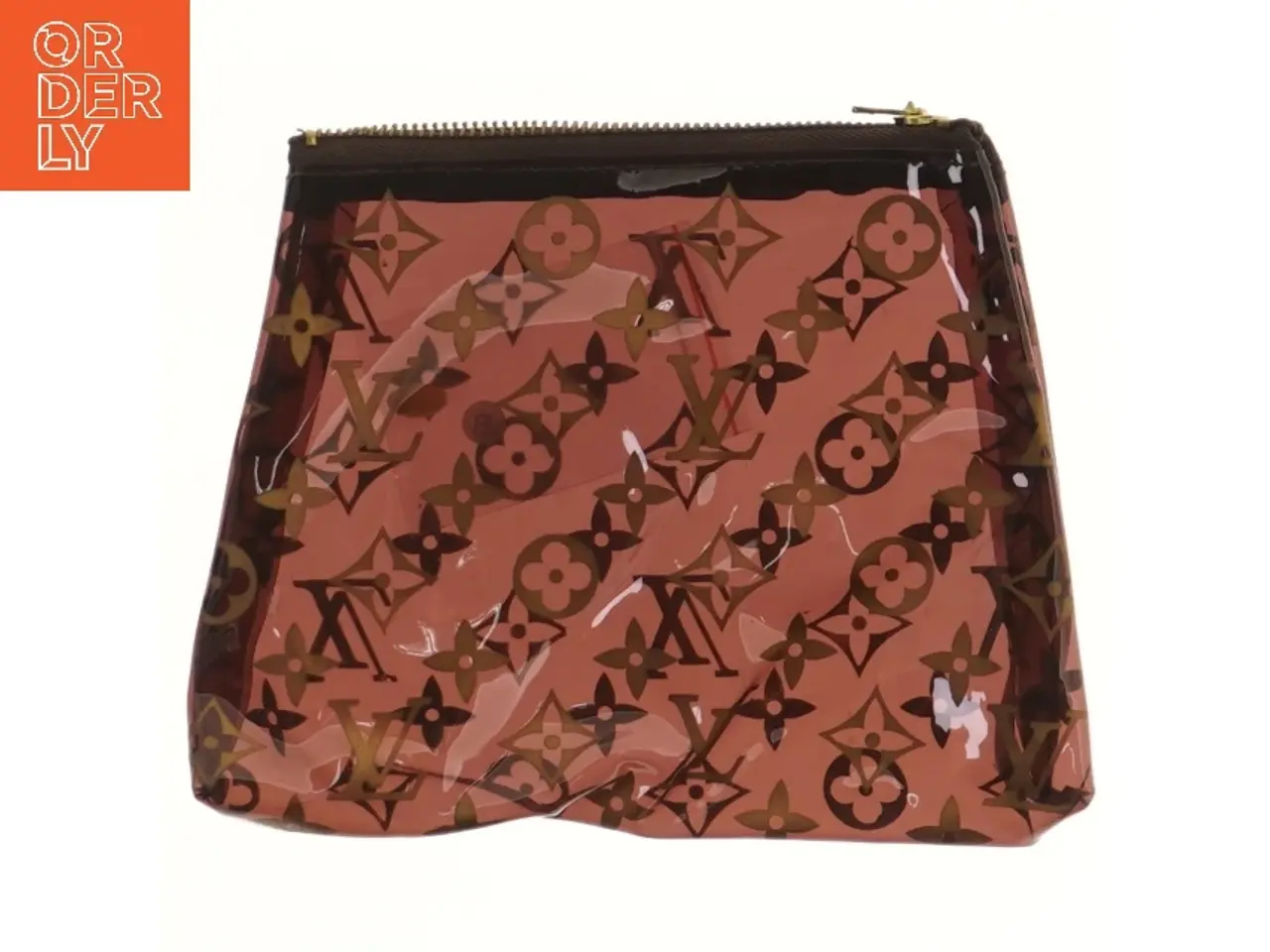 Billede 1 - Plastik kosmetiktaske med monogram (str. 21x17 cm)