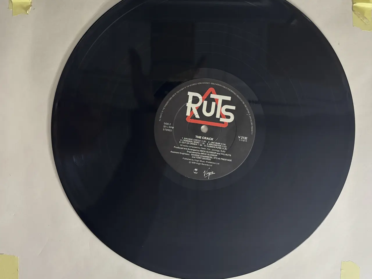 Billede 4 - The Ruts – The Crack LP (1979, Virgin) – VG+/VG+