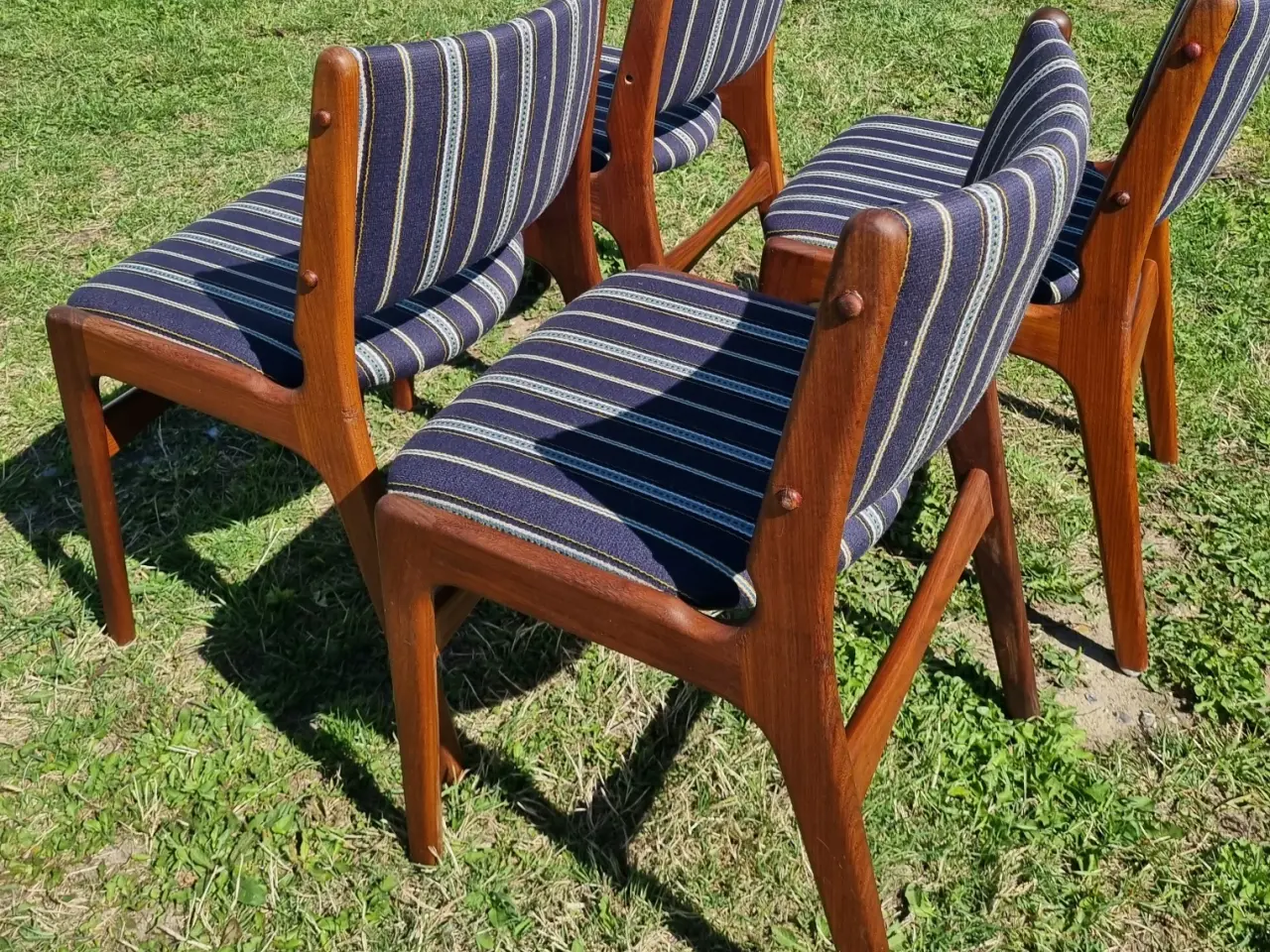 Billede 3 - 4 originale Erik Buch "Model 89" spisebordsstole i