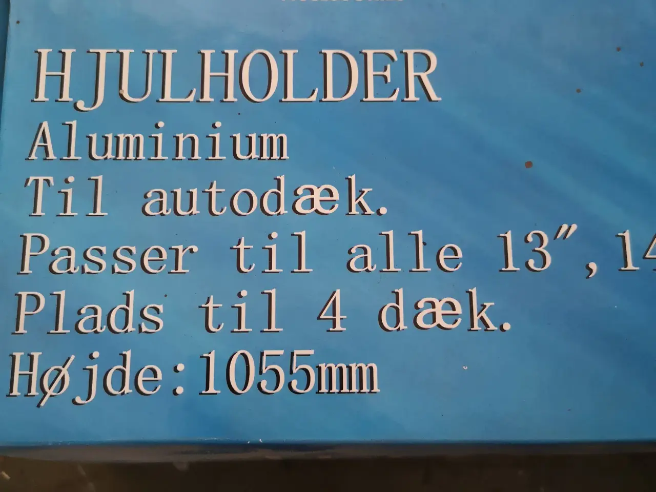 Billede 1 - Hjulholder