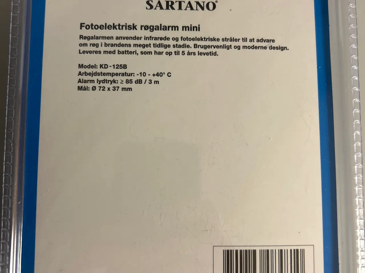 Billede 2 - Røgalarm - fotoelektrisk inkl. magnet beslag