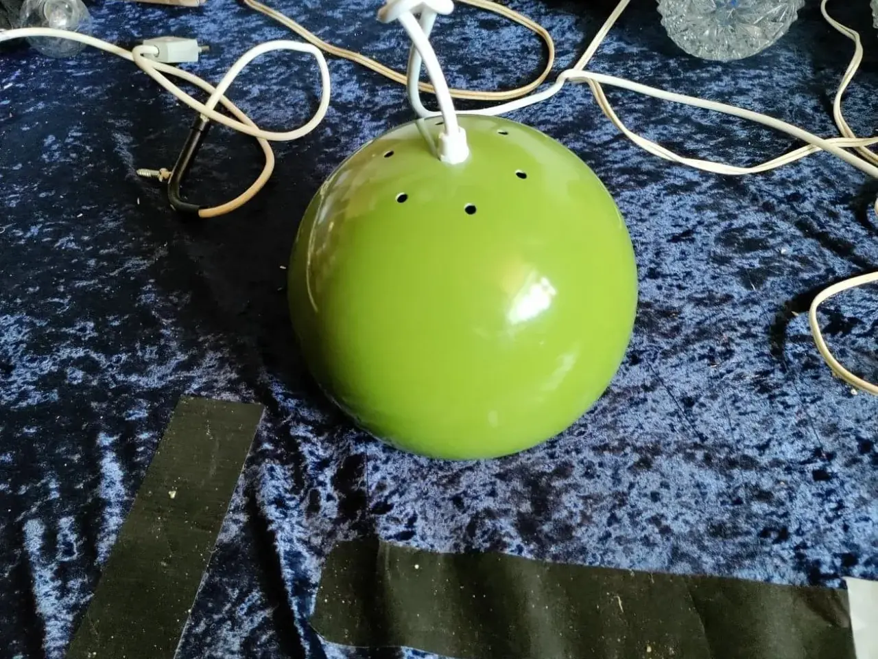 Billede 1 - retro kugle lampe