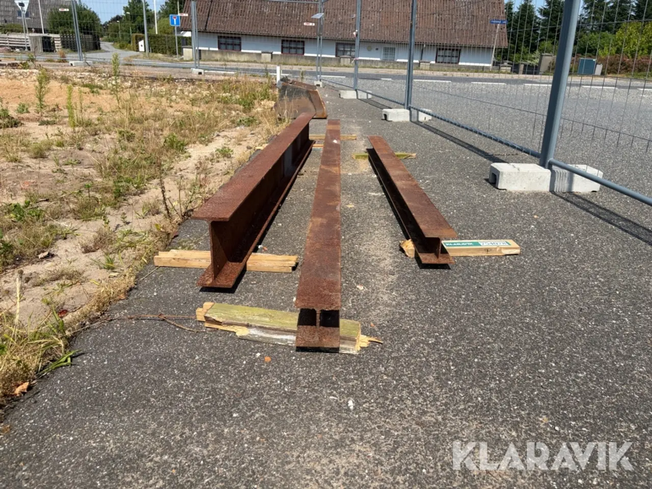 Billede 7 - Stålbjælker, 1 IPE og 2 HEB, 3 Styk afskåret