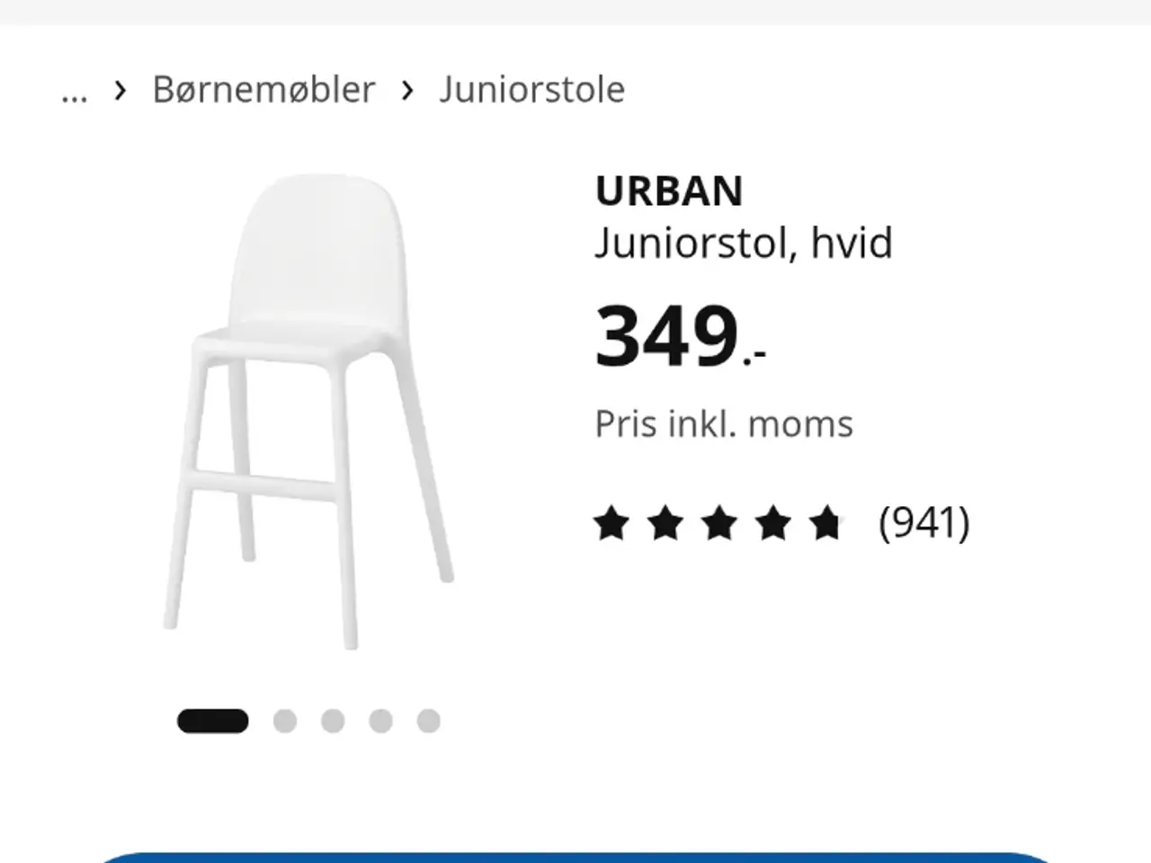 Billede 3 - IKEA Urban juniorstol 