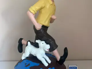 Stor Tintin og Terry skulptur fra 80’erne 