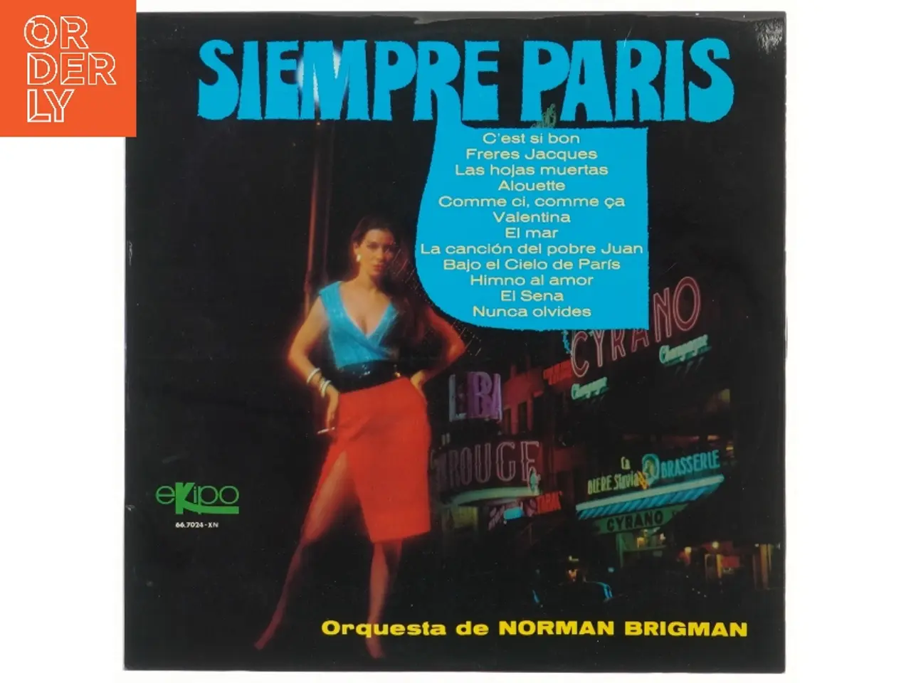 Billede 1 - Siempre Paris – Orquesta de Norman Brigman (LP)
