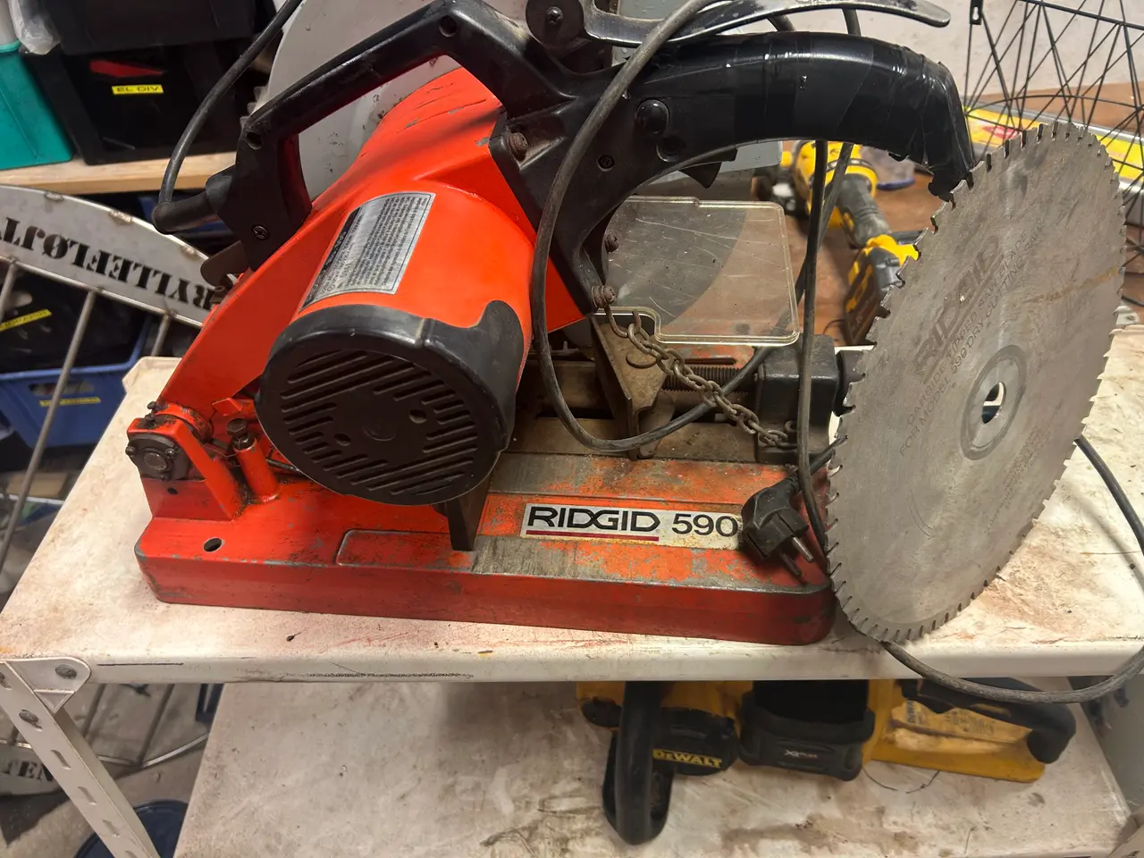 Billede 1 - Ridgid 590 jernsav 