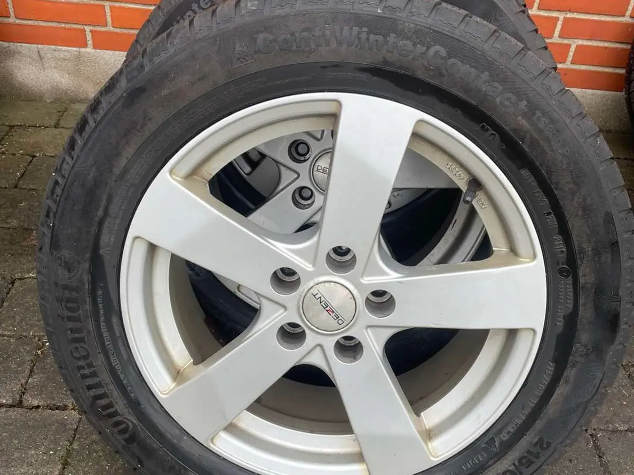 Billede 1 - 17 Aluhjul til Nissan/Renault/ med Conti vinterdæk