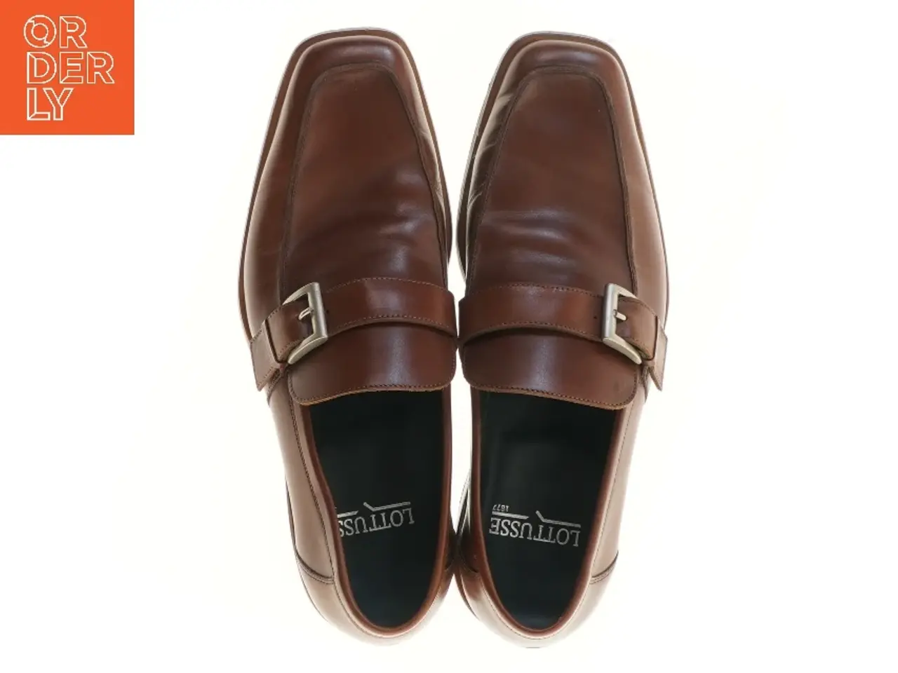 Billede 2 - Brune loafers med spænde fra Lottusse (str. 40-41 )