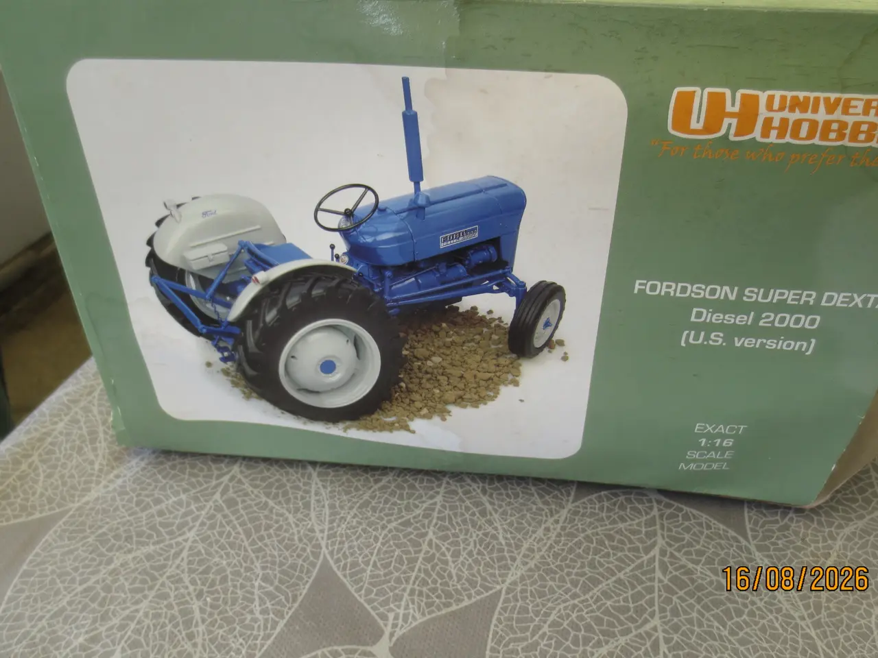 Billede 3 - 1 stk Ny Modeltraktor Fordson Super Dexta