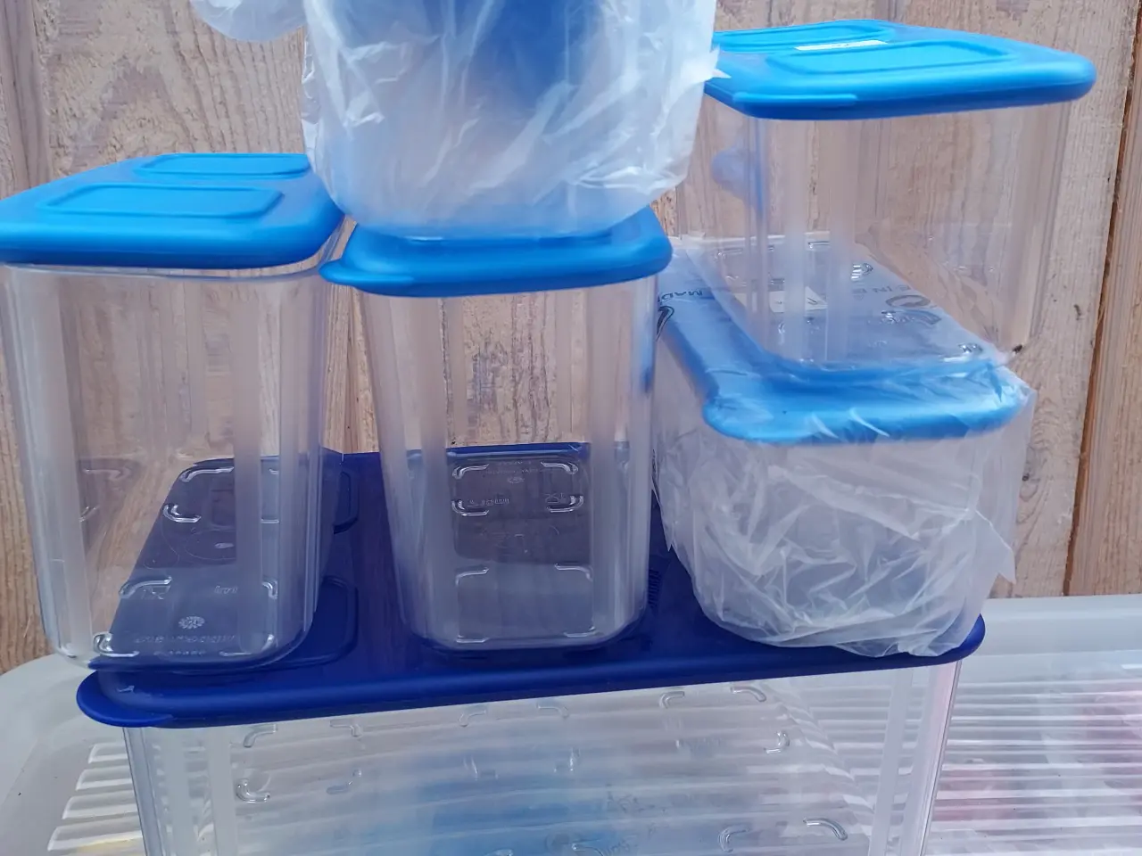 Billede 1 - Tupperware køleskab beholder 6 stk