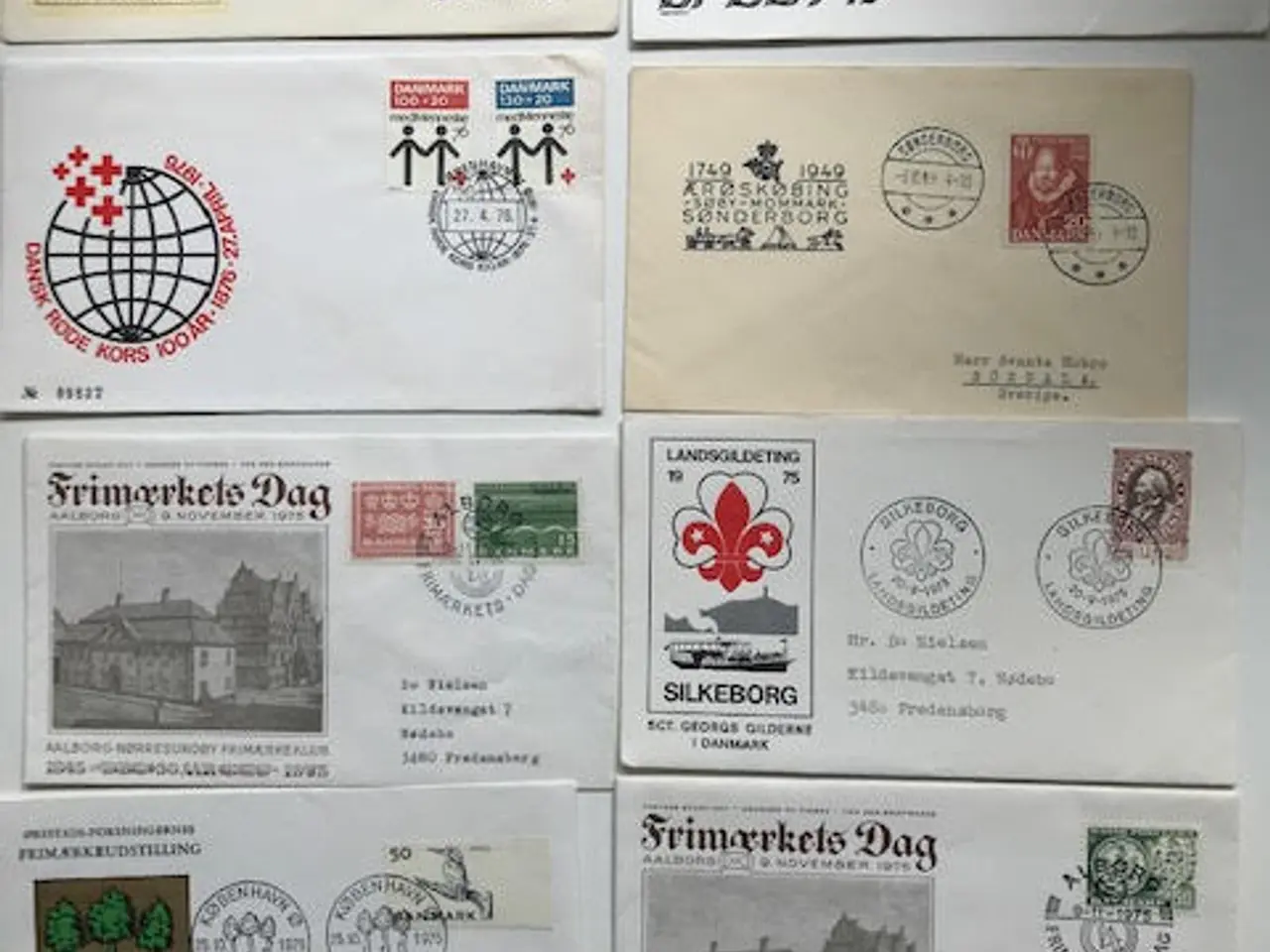 Billede 3 - 100 danske udstillingskort og -kuverter