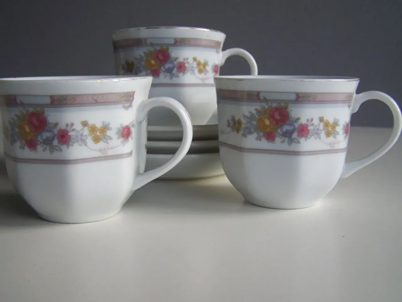 Billede 2 - 3 gamle kaffekopper