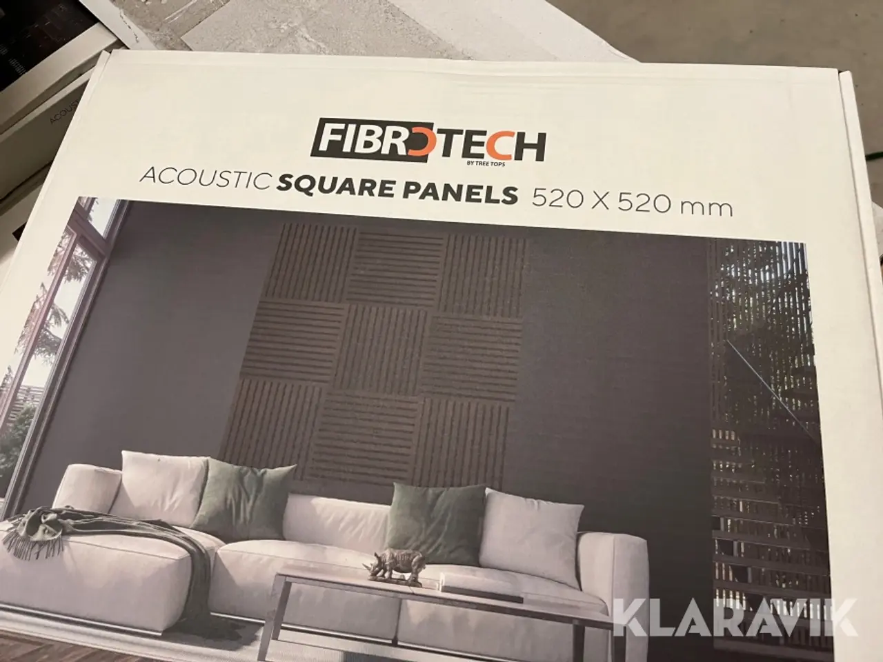 Billede 5 - Akustik paneler Fibrotech Smoked Oak 80 styk
