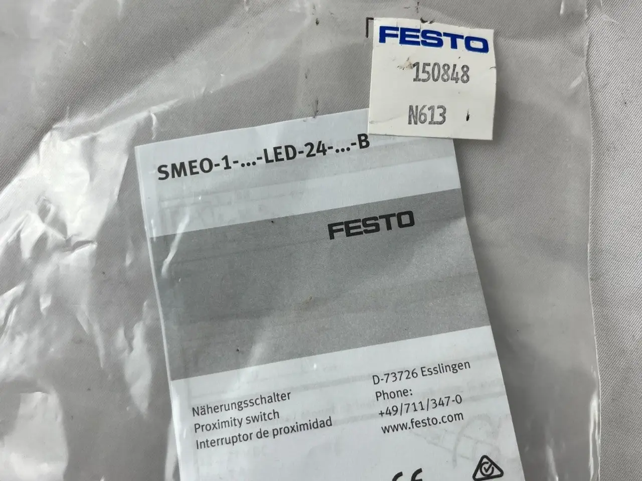 Billede 3 - FESTO SMEO-1-LED-24V Proximity Sensor Optical 24V